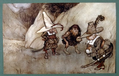 アメリカの作家ワシントンの短編小説（イラスト 作： Arthur Rackham