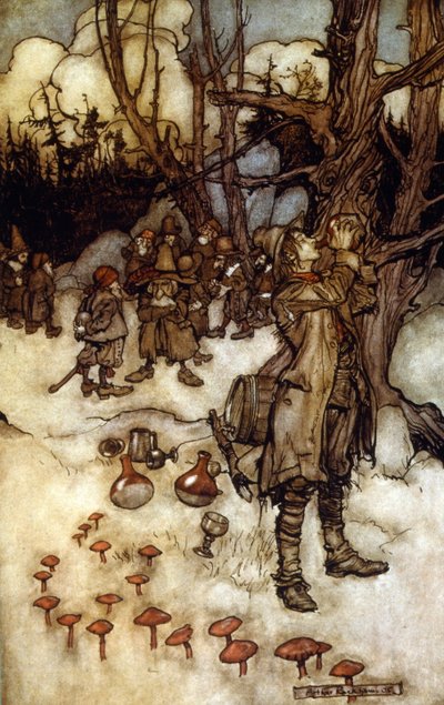 アメリカの作家ワシントンの短編小説（イラスト 作： Arthur Rackham