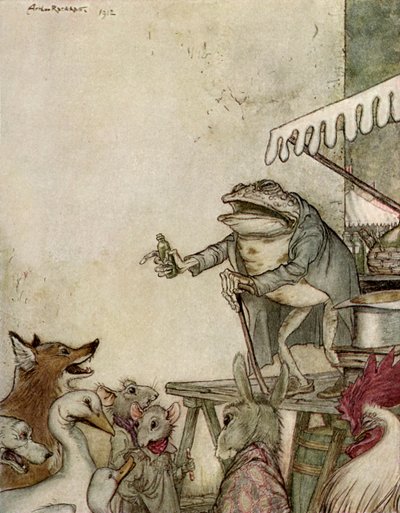 イソップ寓話 作： Arthur Rackham