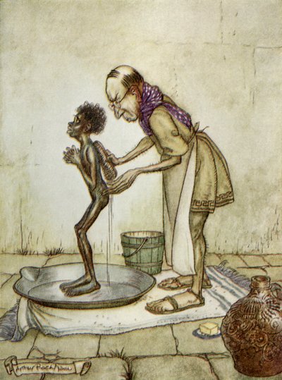 イソップ寓話 作： Arthur Rackham