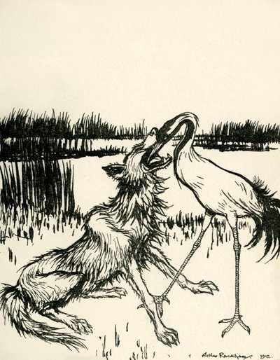 イソップの寓話 作： Arthur Rackham