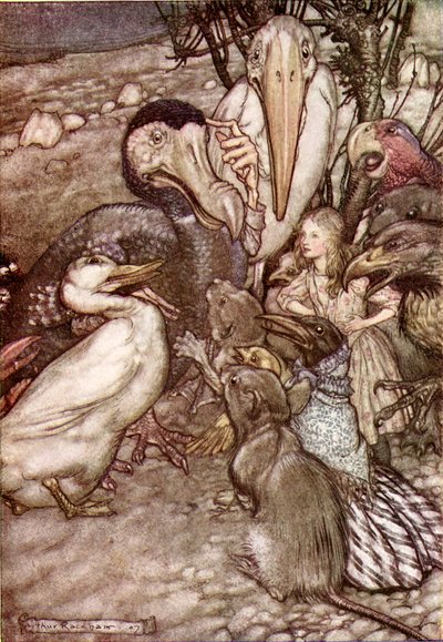 ルイス・キャロルによる不思議の国のアリスの冒険 作： Arthur Rackham