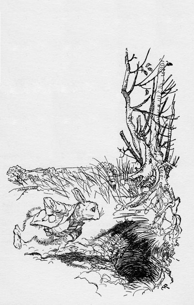 ルイス・キャロルによる不思議の国のアリスの冒険 作： Arthur Rackham