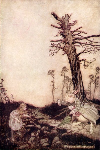 ルイス・キャロルによる不思議の国のアリスの冒険 作： Arthur Rackham