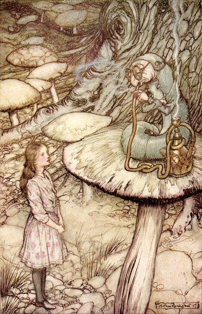 ルイス・キャロルによる不思議の国のアリスの冒険 作： Arthur Rackham