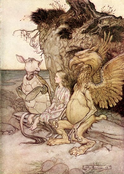 ルイス・キャロルによる不思議の国のアリスの冒険 作： Arthur Rackham