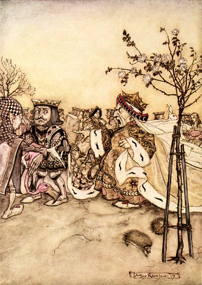 ルイス・キャロルによる不思議の国のアリスの冒険 作： Arthur Rackham