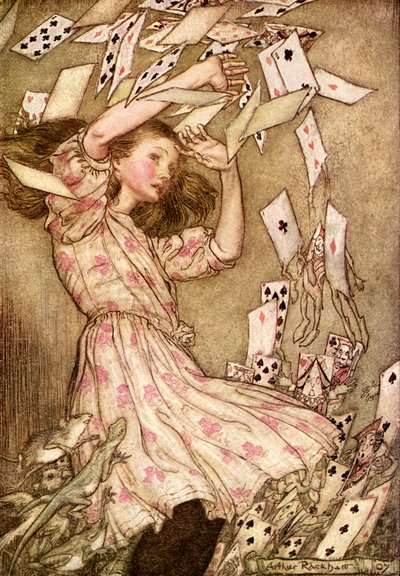ルイス・キャロルによる不思議の国のアリスの冒険 作： Arthur Rackham