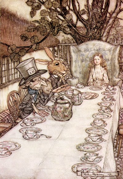 アリス「不思議の国の冒険」（ルイス・キャロル著 作： Arthur Rackham