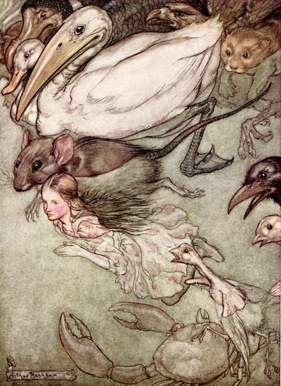 アリス「不思議の国の冒険」（ルイス・キャロル著 作： Arthur Rackham