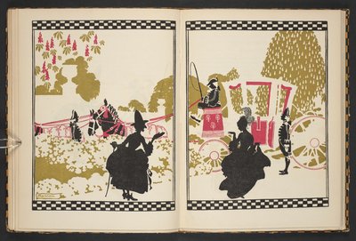 舞踏会に行くシンデレラ、『シンデレラ』の挿絵、C.S.エヴァンスによる再話、アーサー・ラッカムによる挿絵 作： Arthur Rackham