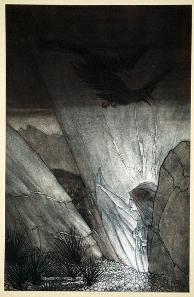「エルダ、用心せよ」、1910 年。 作： Arthur Rackham