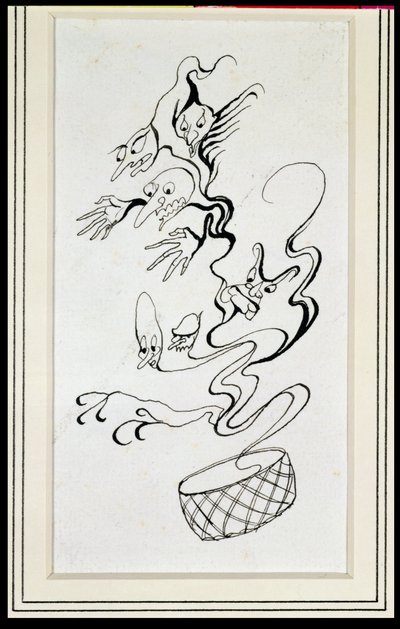 グロテスクな魔神 作： Arthur Rackham