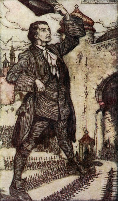 ジョナサン・スウィフトによるガリバー旅行 作： Arthur Rackham