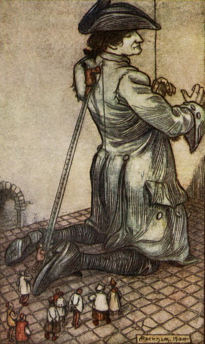 ガリバー、ジョナサン・スウィフトの旅 作： Arthur Rackham