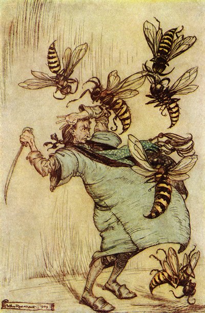 ガリバー、ジョナサン・スウィフトの旅 作： Arthur Rackham