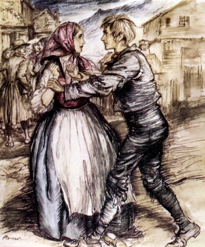 ヘンリック・イプセンのピア 作： Arthur Rackham