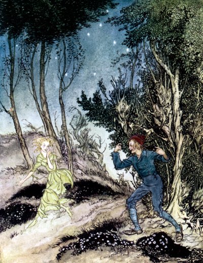 ヘンリック・イプセンのピア 作： Arthur Rackham