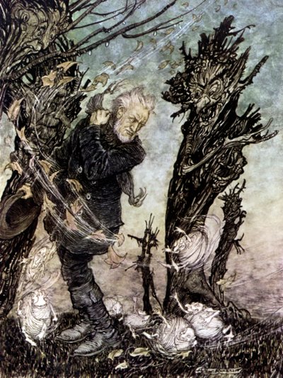 ヘンリック・イプセンのピア 作： Arthur Rackham