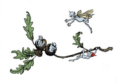 アーサー・ラッカム（1867-1939）によるウィリアム・シェイクスピア作『夏の夜の夢』の挿絵。 作： Arthur Rackham