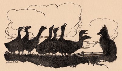 Arthur Rackhamin kuvitus teoksesta Grimm