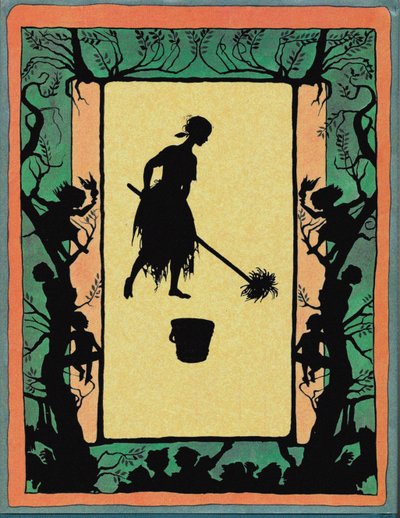 おとぎ話シンデレラのイラスト 作： Arthur Rackham