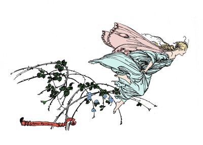 ウィリアム・シェイクスピア作「夏の夜の夢」のイラスト 作： Arthur Rackham
