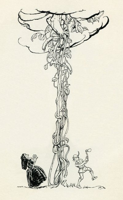 ジャックと豆の木 作： Arthur Rackham