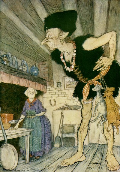ジャックと豆の木 作： Arthur Rackham