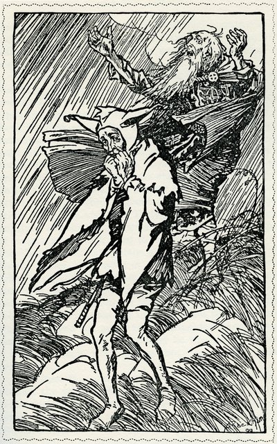 リア王（ウィリアム・シェイクスピア作 作： Arthur Rackham