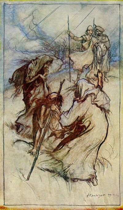ウィリアム・シェイクスピアのマクベス 作： Arthur Rackham
