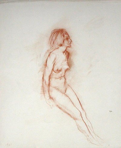 裸で頭を上げた状態 作： Arthur Rackham