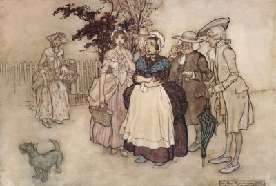 リップヴァンウィンクル、1907年 作： Arthur Rackham