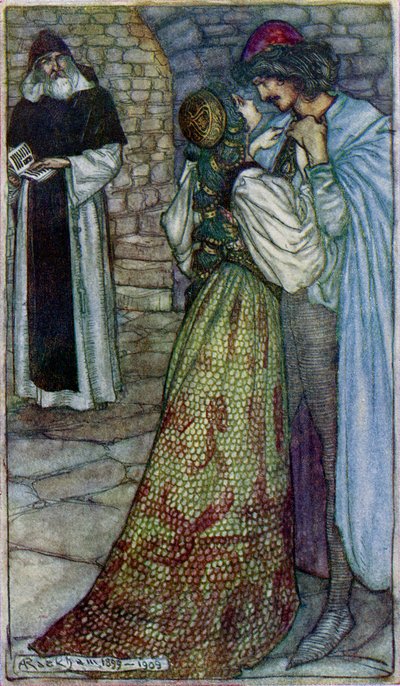 ウィリアム・シェイクスピアのロミオとジュリエット 作： Arthur Rackham