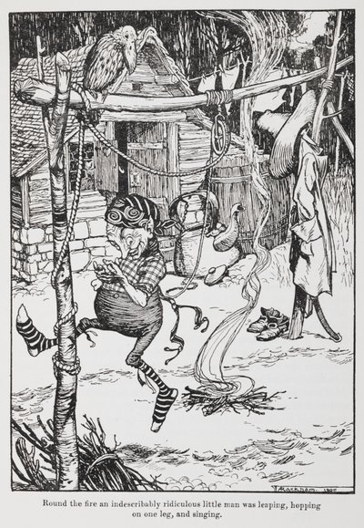 ルンペルシュティルツキン 作： Arthur Rackham
