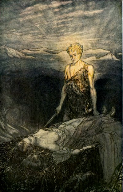 ジークフリート 作： Arthur Rackham