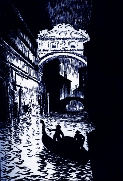 エドガー・アラン・ポーの「The Assignation」。 作： Arthur Rackham
