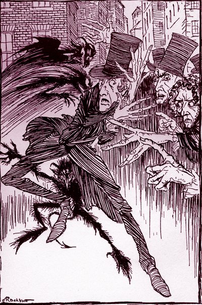 エドガー・アラン・ポー著「パーバースのインプ」 作： Arthur Rackham
