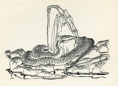 The Laidly Worm 作： Arthur Rackham