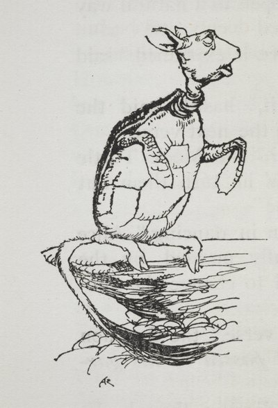 モックタートル 作： Arthur Rackham
