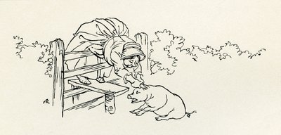 老婆と豚 作： Arthur Rackham