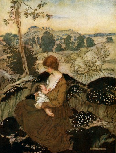 ACスウィンバーン著「生命の泉」 作： Arthur Rackham