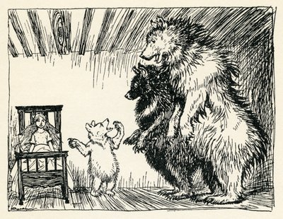 3匹のくま 作： Arthur Rackham