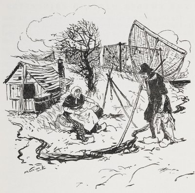 漁師とその妻。 作： Arthur Rackham