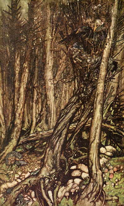 ウンディーネby Friedrich de la MotteFouqué 作： Arthur Rackham