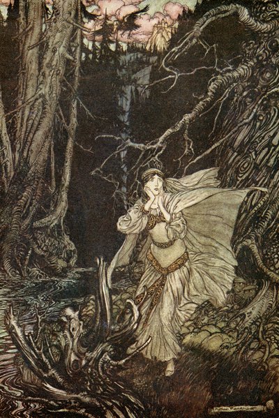 ウンディーネby Friedrich de la MotteFouqué 作： Arthur Rackham