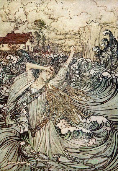 ウンディーネby Friedrich de la MotteFouqué 作： Arthur Rackham