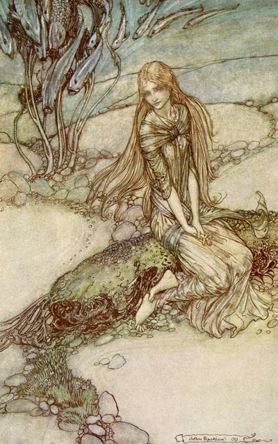 ウンディーネby Friedrich de la MotteFouqué 作： Arthur Rackham