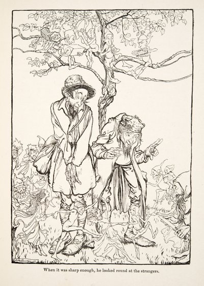 グリム兄弟のLittle Brother & Little Sister and Other Tales, pub.1917 (litho)より。 作： Arthur Rackham