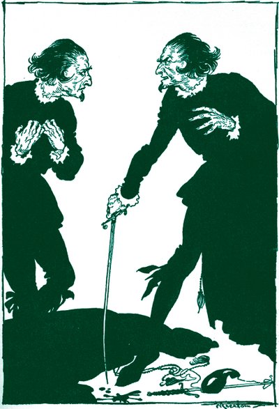 エドガー・アラン・ポーの「ウィリアム・ウィルソン」 作： Arthur Rackham